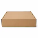 Mailer 10.50 x 10 x 2.50 inch Auto Lock Flat Corrugated Brown Boxes - 3 PLY (150 GSM).