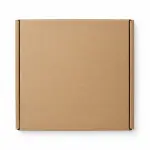 Flat 7 X 6 X 1.75 Inch Auto Lock Mailer Corrugated Brown Boxes - 3 PLY (150 GSM)
