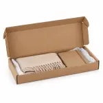 Mailer 10.5 x 6 x 1.5 inch Auto Lock Flat Corrugated Brown Boxes - 3 PLY (150 GSM).