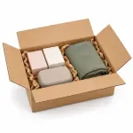 11X8X4 inch Corrugated Brown Boxes - 3 PLY (150 GSM)