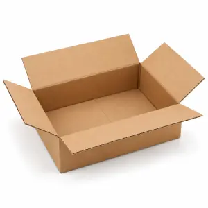 12X10X4 inch Corrugated Brown Boxes - 3 PLY (150 GSM)