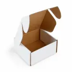 Buy 2.5x2x1.5 Inch White Auto Lock Mailer Boxes Online | MM WILL CARE