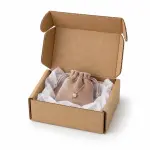 3.5 X 3 X 1.5 Inch Auto Lock Mailer Corrugated brown Boxes - 3 PLY (150 GSM)