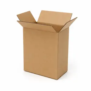 4X2X4 Inch Brown 3-Ply Corrugated Shipping Box