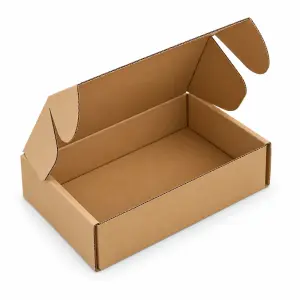 5.5 X 3 X 1.5 Inch Auto Lock Mailer Corrugated brown Boxes - 3 PLY (150 GSM)