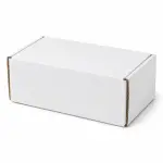 Mailer 5.5 X 3 X 2.5 inch Auto Lock flat White Corrugated Boxes - 3 PLY (150 GSM )