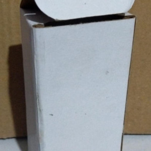 2.25 x 1.5 x 4.5 White Corrugated Sturdy Shipping Boxes - 3 PLY (150 GSM)