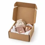 Mailer 5x5x2 inch Auto Lock Flat Corrugated Brown Boxes - 3 PLY (150 GSM).
