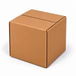 5X5X5 Inch Brown 3-Ply Corrugated Shipping Box