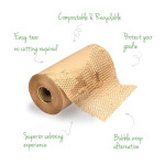 MM WILL CARE Honeycomb Paper Bubble Wrap Roll 20 Inch |  Packing, Shipping, Moving, (90 gsm Paper roll )