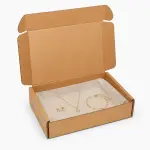 6X4X2 Inch Brown 3-Ply Self-Locking Corrugated Mailer Box