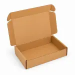 6X4X2 Inch Brown 3-Ply Self-Locking Corrugated Mailer Box