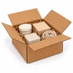 6x6x3 Inch Corrugated Brown Boxes (Pack of 25) | MM WILL CARE