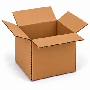 6X6X6inch Corrugated Brown Boxes - 3 PLY (150 GSM)