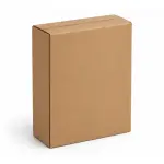 7.5X2.5X9 inch corrugated goldeln brown boxes - 3 ply
