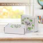 Flat 7 X 5 X 2.75 inch Auto Lock Mailer Corrugated White Boxes - 3 PLY (150 GSM)