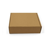 Flat 8 X 8 X 2 Inch Auto Lock Mailer Corrugated Brown Boxes - 3 PLY (150 GSM)