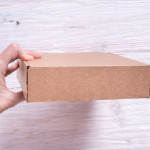 Mailer 7x7x2 inch Auto Lock Flat Corrugated Brown Boxes - 3 PLY (150 GSM).