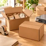 7 X 5.25 X 4.25 inch Corrugated Brown Boxes - 3 PLY (150 GSM)