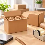 8.25 X 4.75 X 6.25 Inch Corrugated Brown Boxes - 3 PLY (150 GSM)