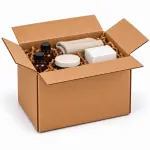 8.25 X 4.75 X 6.25 Inch Corrugated Brown Boxes - 3 PLY (150 GSM)