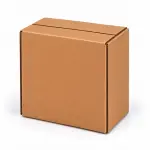 8X4X8 Inch Brown 3-Ply Corrugated Shipping Box