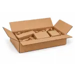 8X5X2 Inch Brown 3-Ply Corrugated Shipping Box