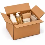 MM WILL CARE 8x6x6 Inch 3-Ply Brown Corrugated Packaging Box