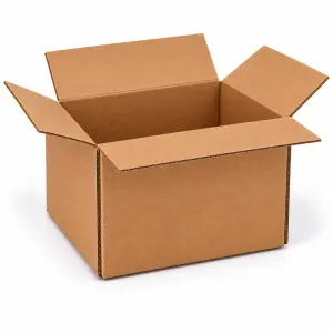MM WILL CARE 8x6x6 Inch 3-Ply Brown Corrugated Packaging Box