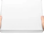 Flat 10.5 X 6 X 1.5 inch Auto Lock Mailer Corrugated White Boxes - 3 PLY (150 GSM)