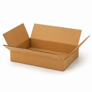 9X6X2 inch Corrugated Brown Boxes - 3 PLY (150 GSM)