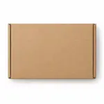 Flat 9 X 6 X 2 inch Auto Lock Mailer Corrugated Brown Boxes - 3 PLY (150 GSM)