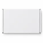 Flat 9 X 6 X 2 inch Auto Lock Mailer Corrugated White Boxes - 3 PLY (150 GSM)