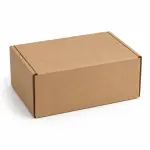 Mailer 9 X 6 X 4 inch Auto Lock Flat Corrugated Brown Boxes - 3 PLY (150 GSM)