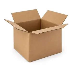 9 X 8 X 8 Inch Corrugated Brown Boxes - 3 PLY (150 GSM)