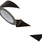 50mm x 60 mtrs self adhesive floor marking tape …(WHITE AND BLACK)