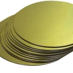 10 X 10 inch golden Cake Base Plate Cardboard for Pastries Cakes, Cake board, 10 inch Diameter