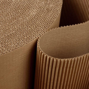 22 inch brown corrugated 2ply roll for packing