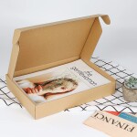 Mailer 10 X 8 X 1.25 Inch Auto Lock Flat Corrugated Brown Boxes - 3 PLY (150 GSM)