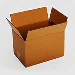 13X8 X7 Inch Corrugated Brown Boxes - 3 PLY (150 GSM)