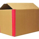 27X 18X 12 Inch 5 Ply Large Corrugated Packing Boxes with Reinforced Edges RED