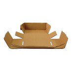 Mailer 6x5x1.5 inch Auto Lock Flat Corrugated Brown Boxes - 3 PLY (150 GSM).